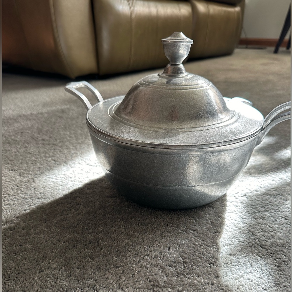 Pewter Soup Terrain & Ladle